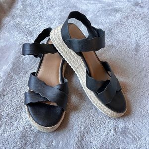 Black sandal from small business. size 7 1/2.